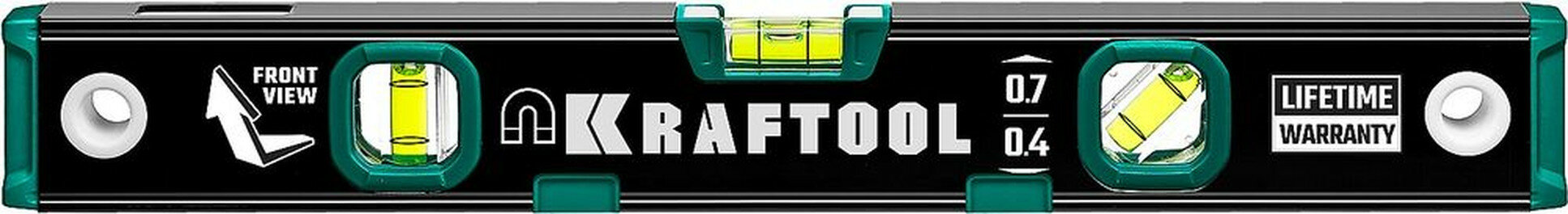 Уровень Kraftool магнитный фрезерованная грань зеркальный глазок 40 см