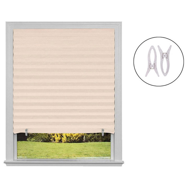 Самоклеящиеся шторы-плиссе Skandi размер 60х180см цвет бежевый