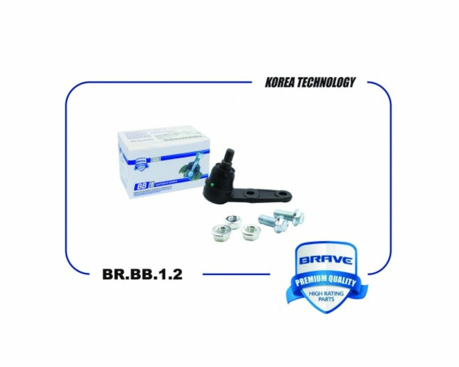 Опора Шаровая Chevrolet Aveo T250 T255 Ravon Nexia R3(Brave Brbb12)