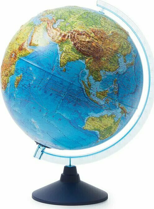 Глобус Globen физико-политический рельефный интерактивный на круглой подставке INT13200291 диаметр 32 см