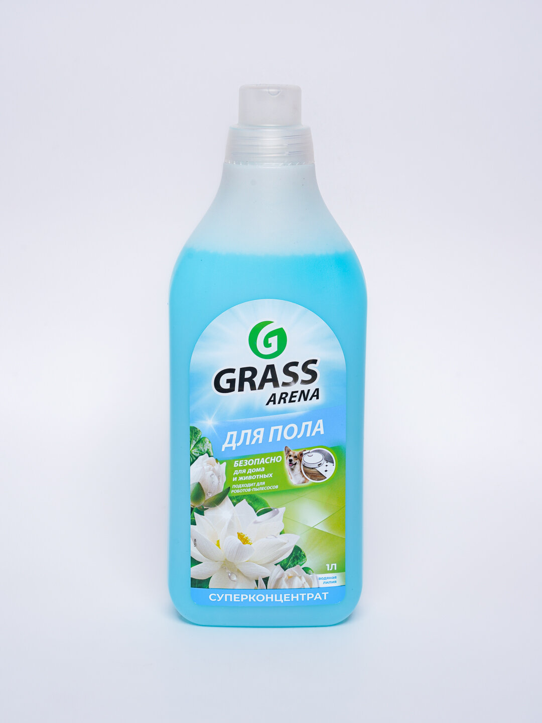 Grass Arena Цветущий Лотос — антибактериальная чистота и свежесть вашего пола, 1 л — фото 1