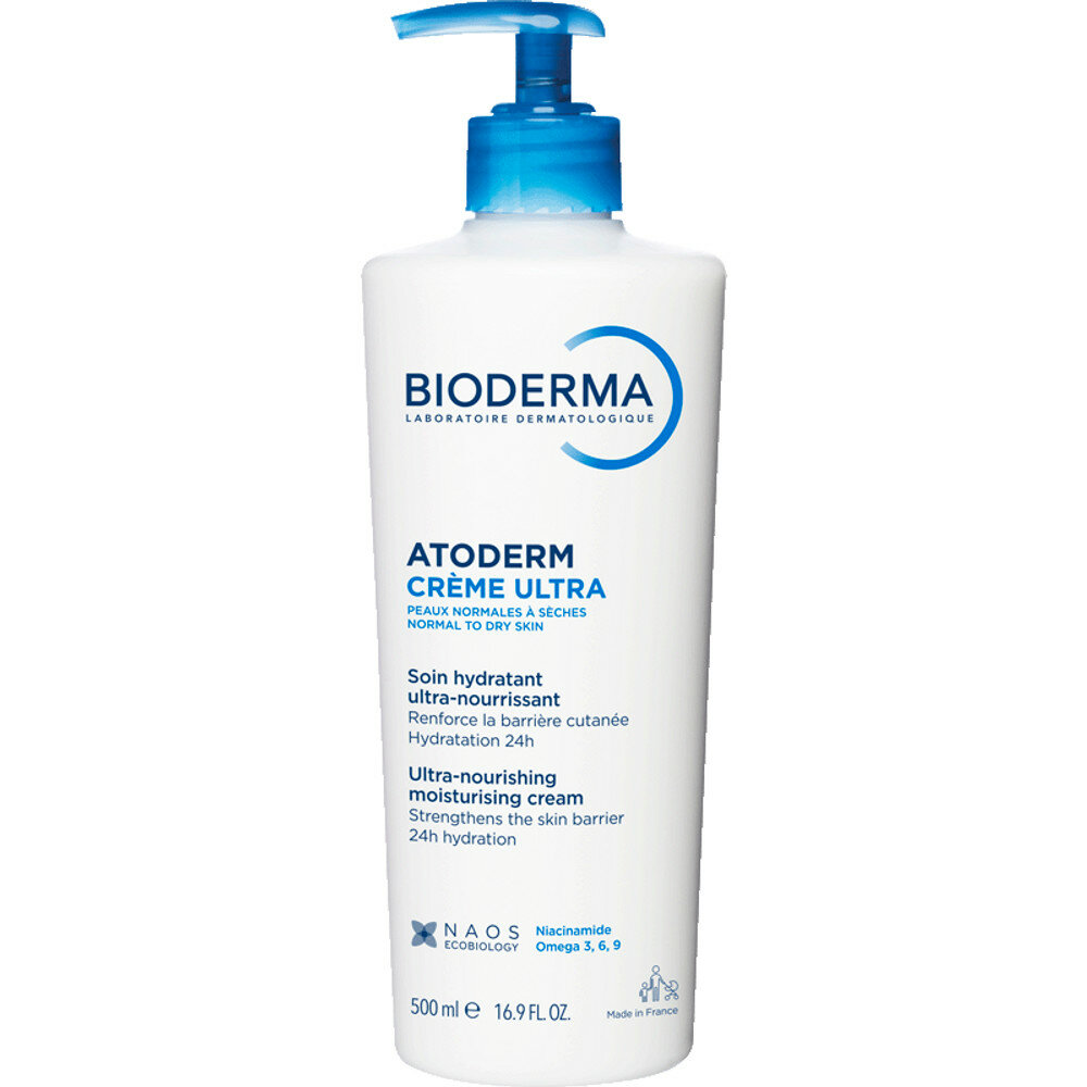 БИОДЕРМА АТОДЕРМ Крем Ультра с помпой, 500 мл | BIODERMA Atoderm Creme Ultra
