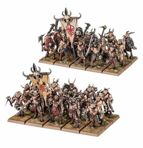 Набор миниатюр Beastmen Brayherds Gor Herd Warhammer The Old World