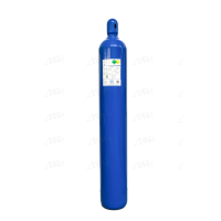 Баллон газовый S-GAS.COM 50/200 бар УС с латунным вентилем новый кислородный / синий (без газа)