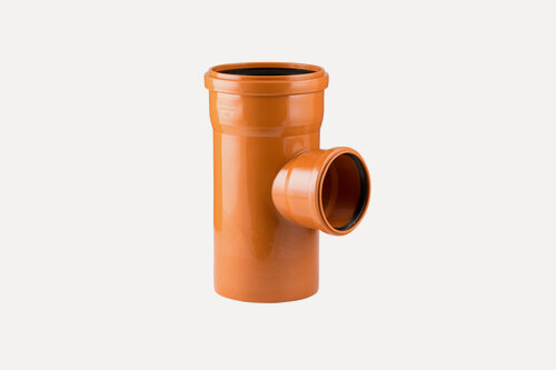 Изображение товара Тройник переходной 200х160 мм, 90°, для наружной канализации, ПОЛИТЭК | 200116087