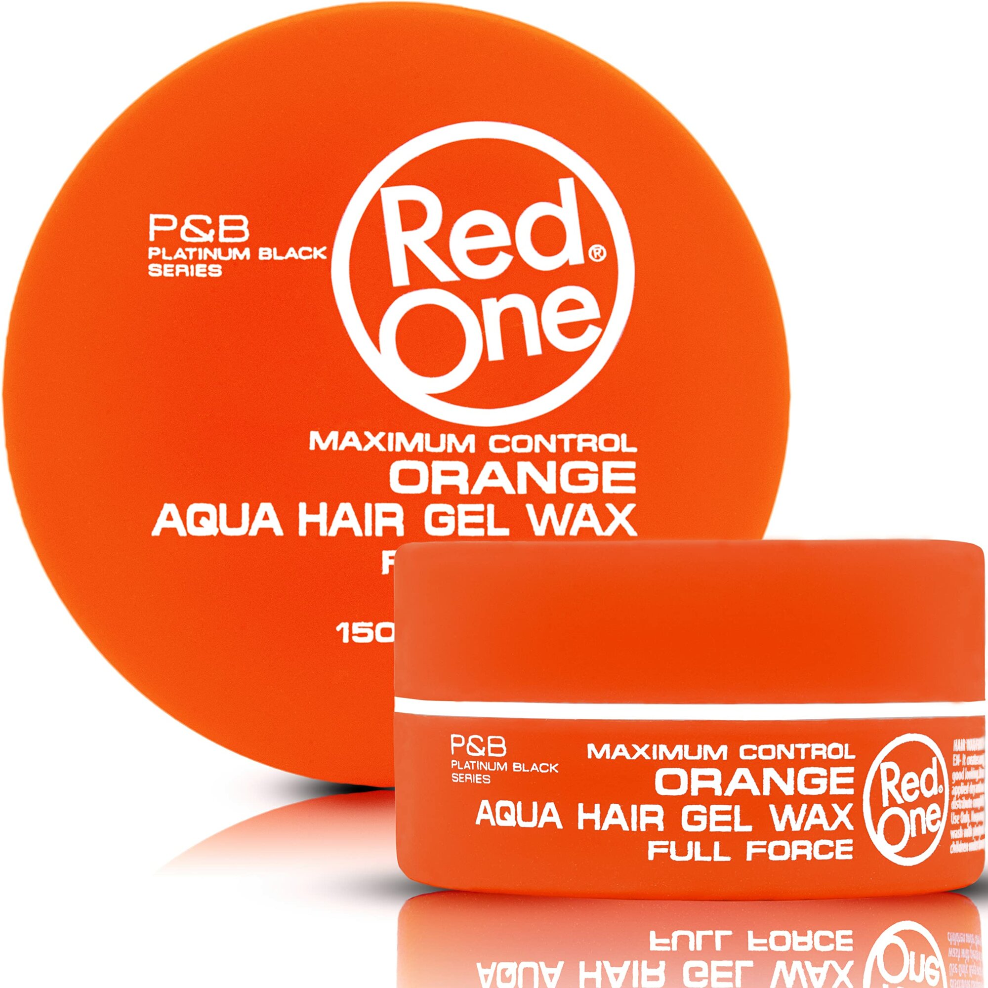 RedOne Воск для волос на водной основе Orange Aqua Hair Gel Wax Full Force , 150 мл.