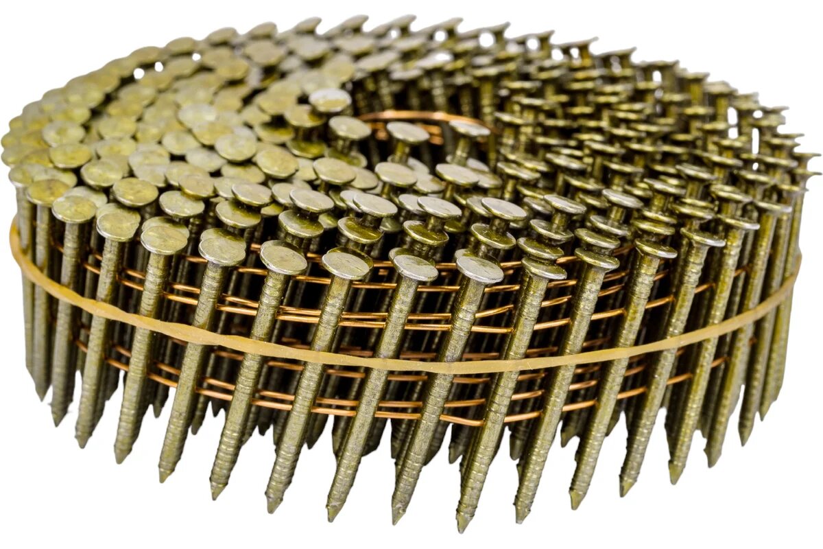 Гвозди барабанные FUBAG для N65C  2 10x32 мм  кольцевая накатка  350 шт 