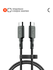 Кабель COMMO Range Cable USB Type-C - USB Type-C, 1.2 м, Графитов...