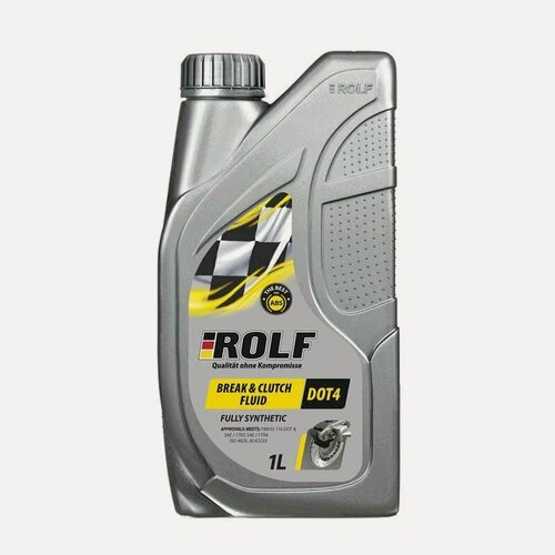 Изображение товара Тормозная жидкость Brake&Clutch Fluid DOT 4, ROLF 323133, 1 л