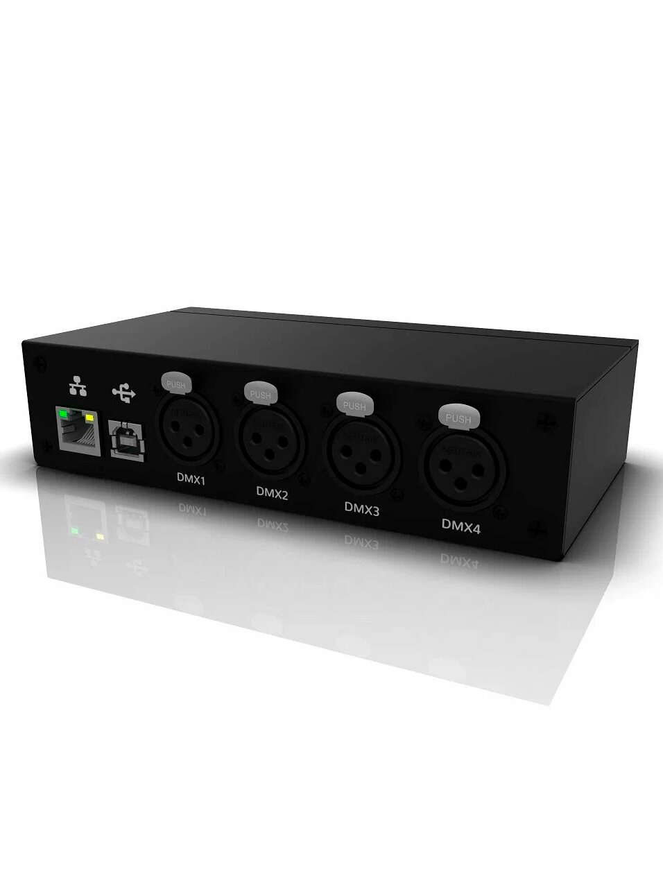 DMX интерфейс Sunlite FC на 1536+ каналов с Art-Net, Ethernet, подключением по USB Type B для Mac и Windows