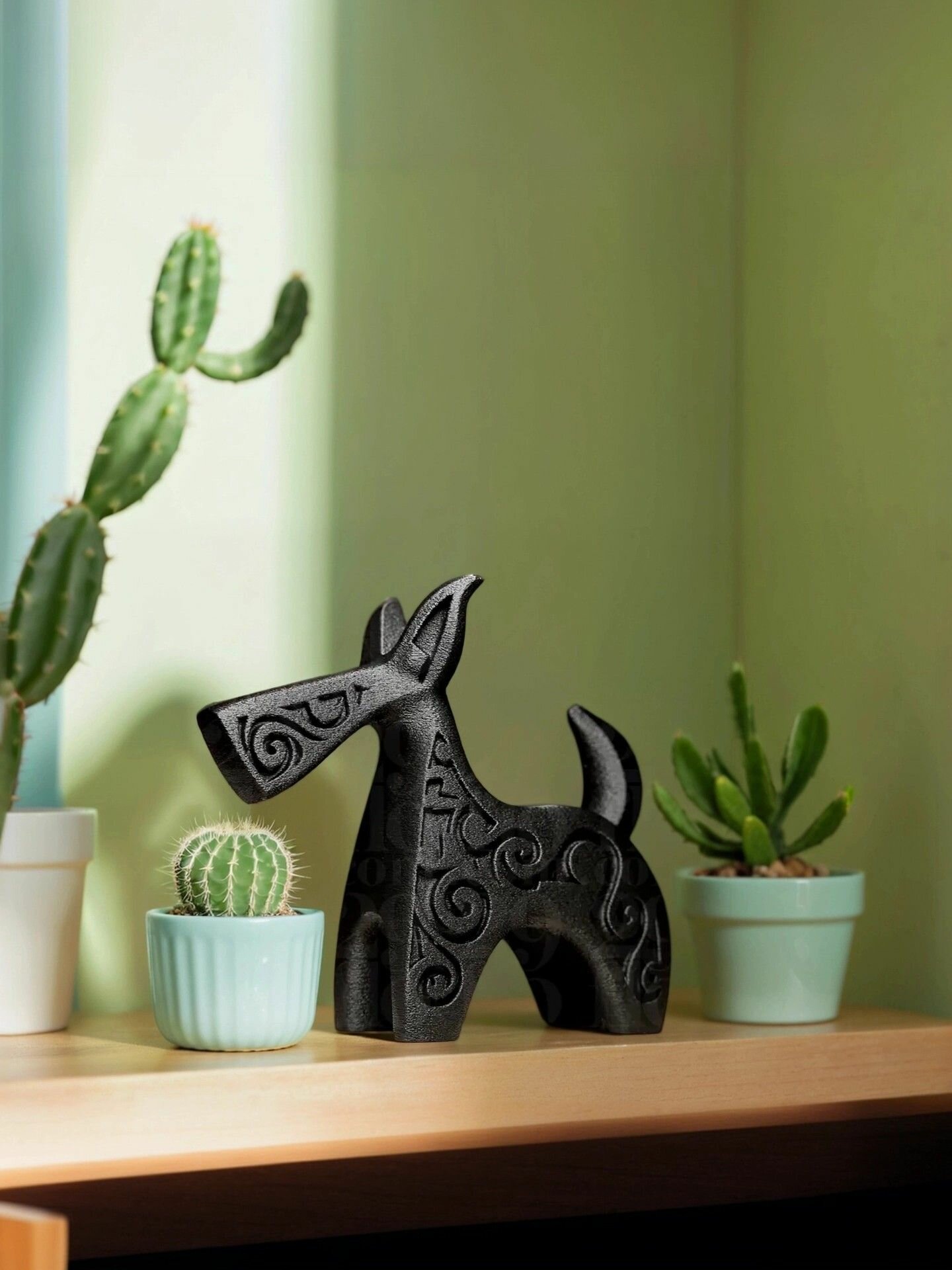 Статуэтка собаки "Верный Пёс" арт-декор скандинавский стиль подарок