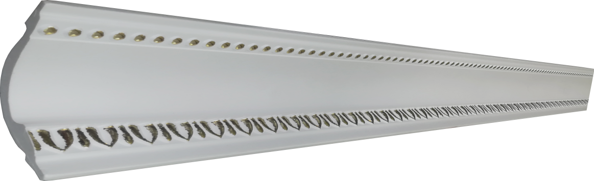 Плинтус потолочный GP22 GOLD GLANZEPOL 200 см пенополистирол белый 4шт