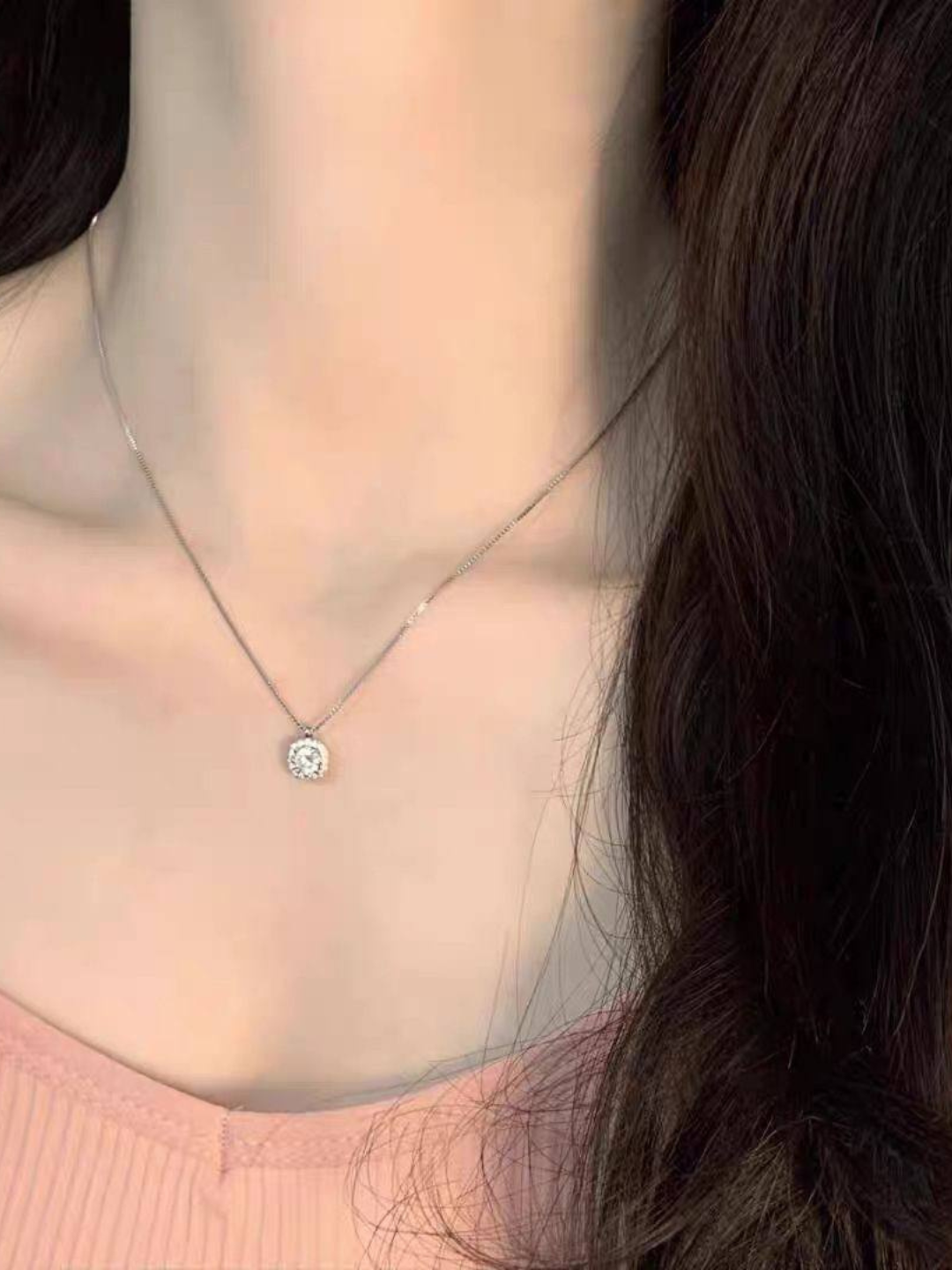 Чокер, аквамарин, аквамарин синтетический, длина 20 см, FJ5014NTU серебристый