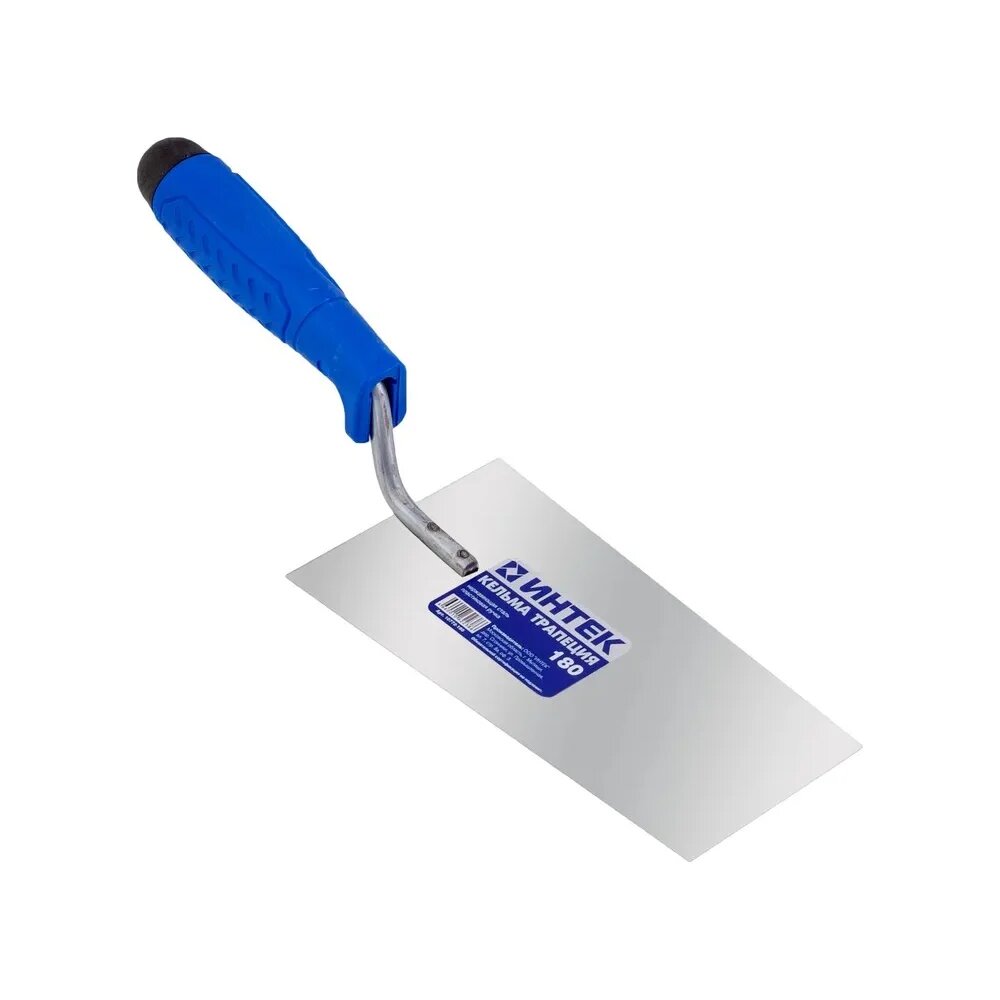 Интек Кельма трапеция 180мм из нержавеющей стали с пластиковой ручкой 10772-180