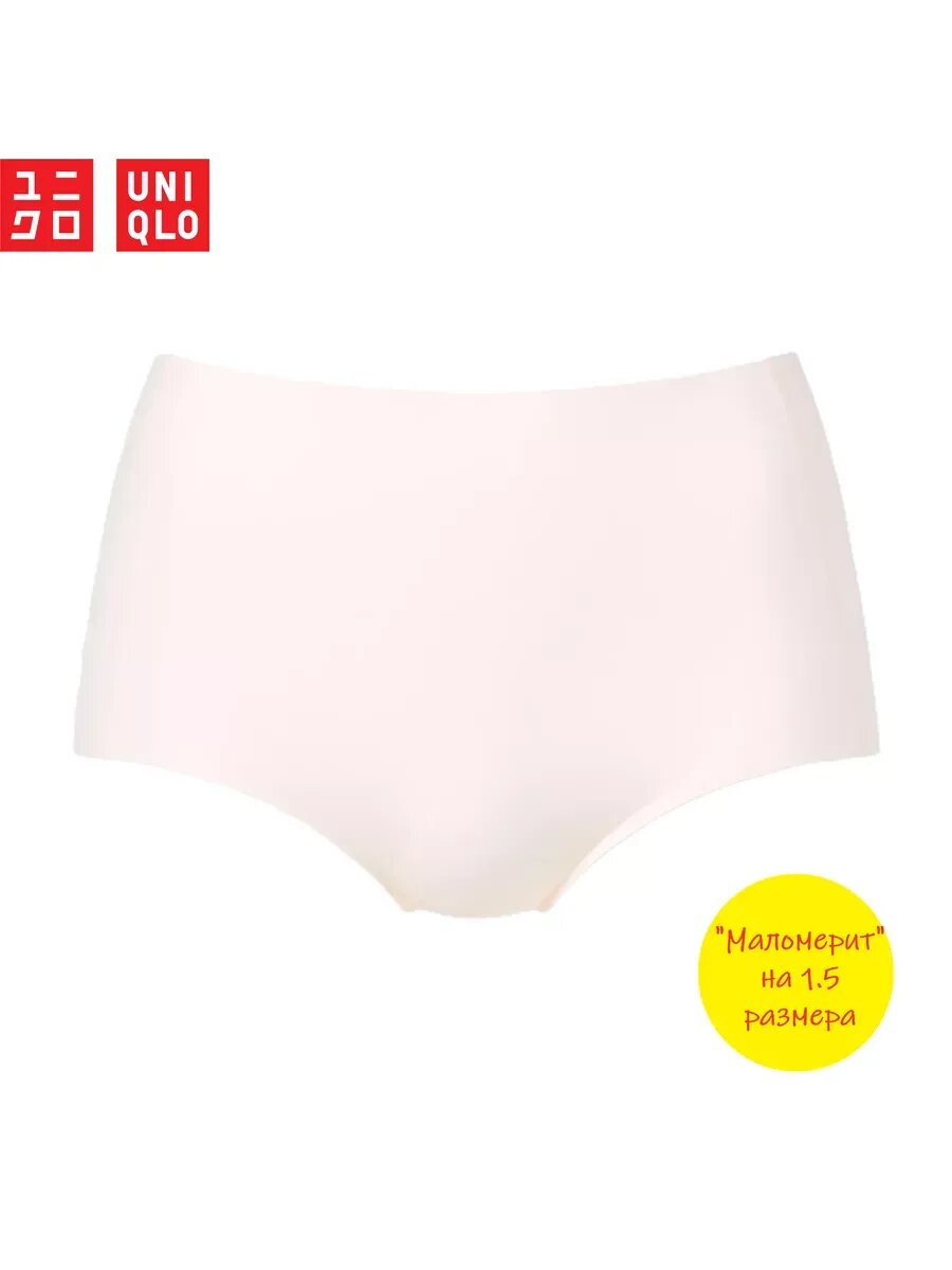 Uniqlo Airism Ultra Seamless Just Waist Трусы бесшовные 30 NATURAL