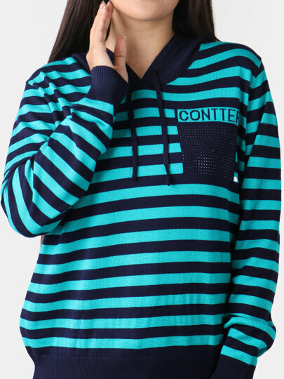 Свитер размер One Size, , бирюзовый — фото 1