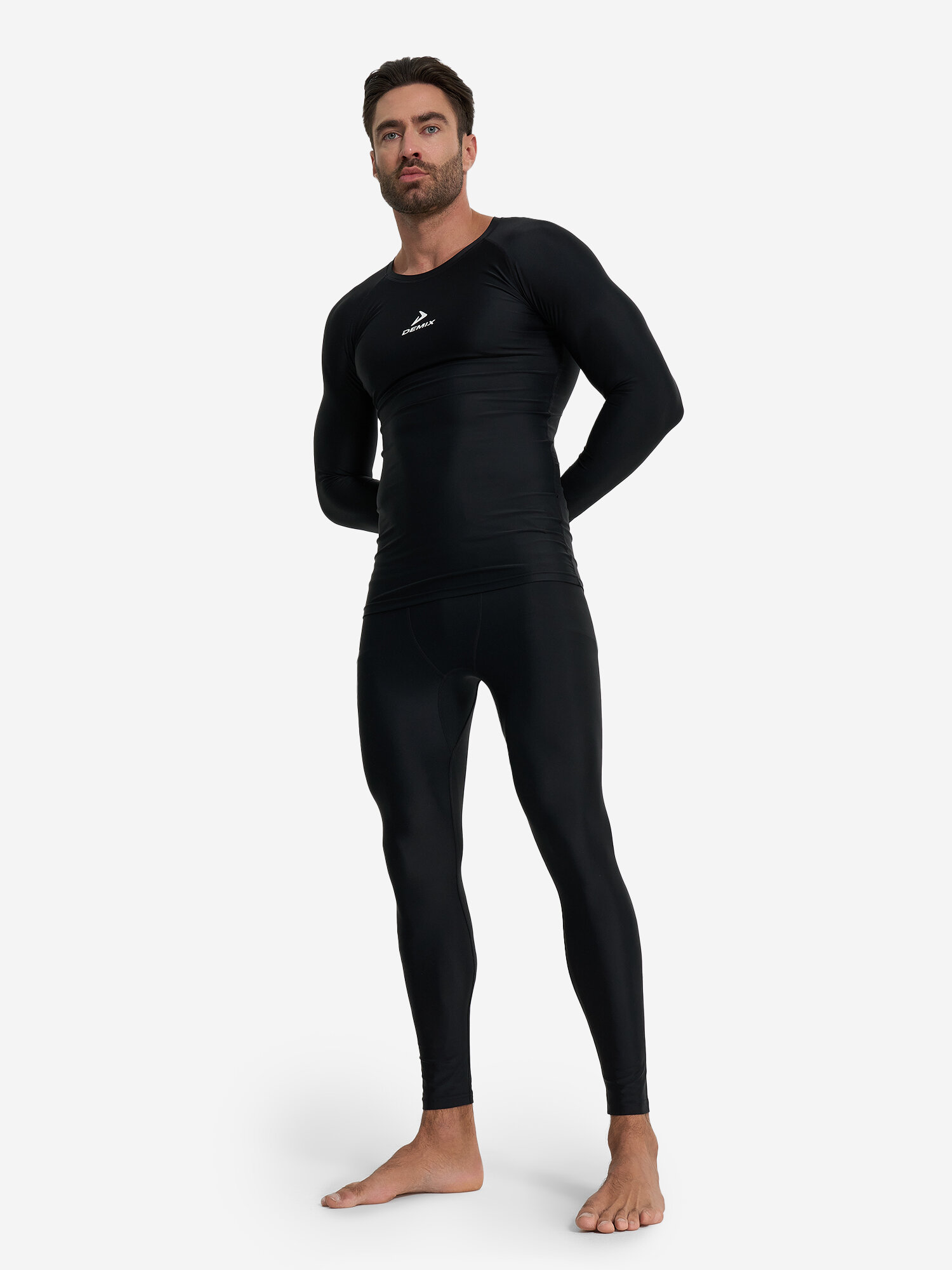 Лонгслив Demix, размер 48, , черный — фото 1