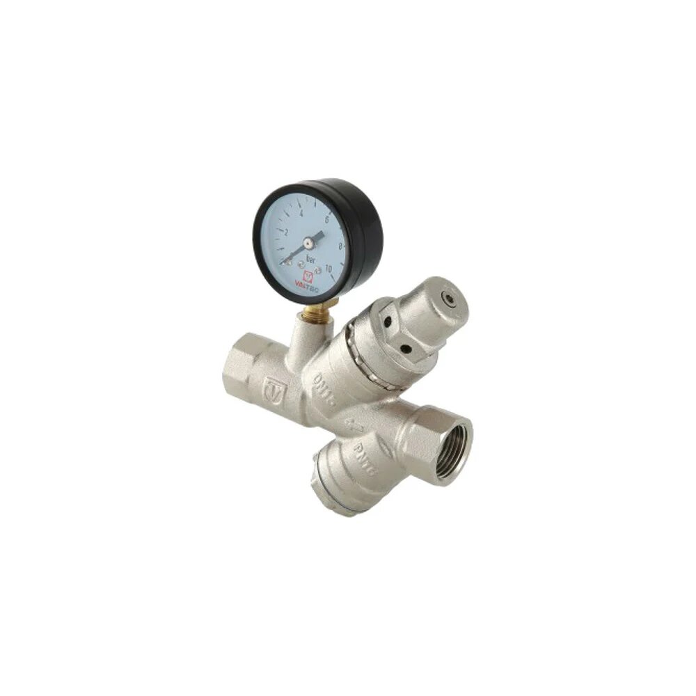Valtec Подпиточный клапан с фильтром и манометром 1/2 VT.515. N.04