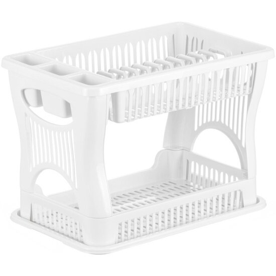 Сушилка для посуды Idea 2-х ярусная М 1175 Белый