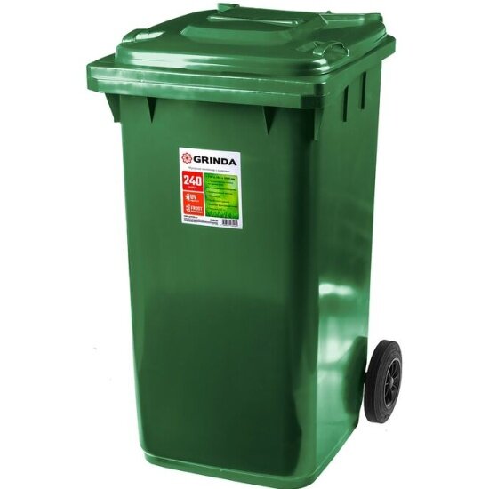 Контейнер Grinda мусорный МК-240 240 л 730х580х1060 мм 3840-24