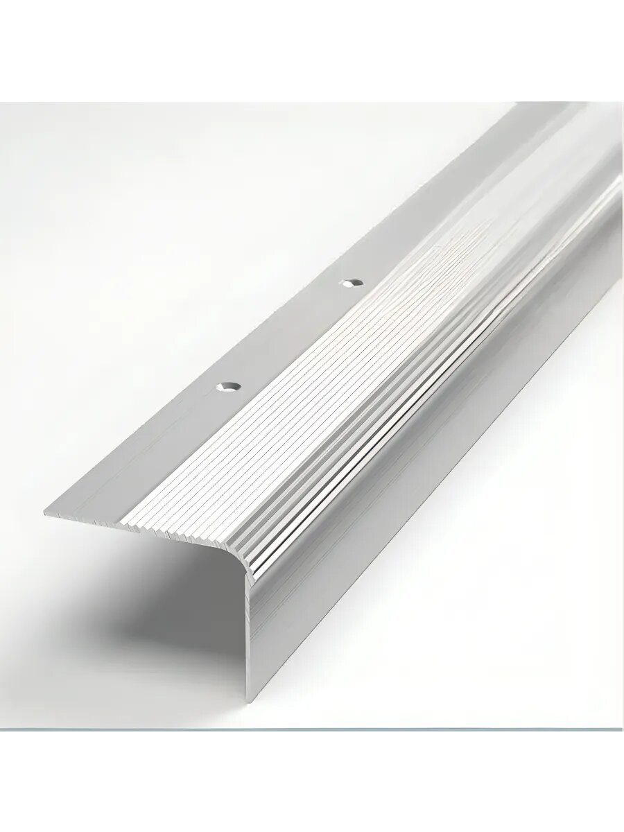 Порог угловой 40x55 мм алюминиевый цвет Алюминий 90 см