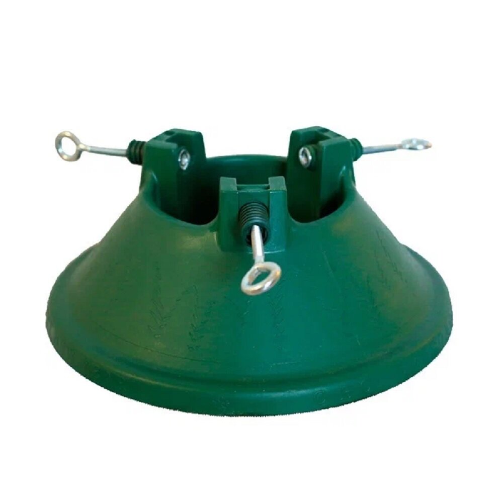 Подставка Вулкан-2ж под новогоднюю ёлку до 2.5 м (40х19 см) с резервуаром зеленая