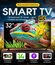 Телевизор Smart TV 32" HD, Android 14, черный