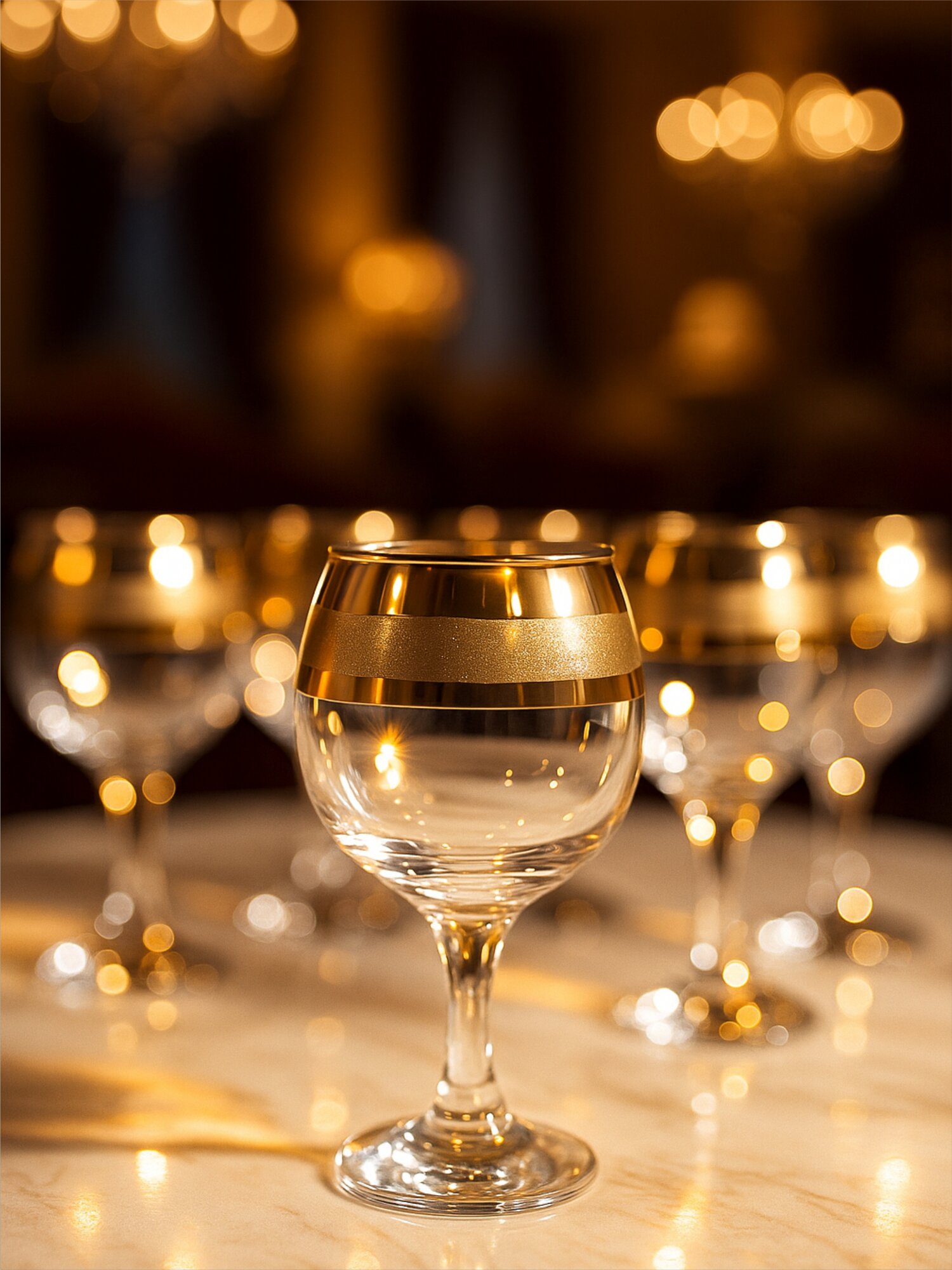 Бокал гусь лукьянова "бистро" 44411-Полоса 290мл 6шт 6х8 — фото 1