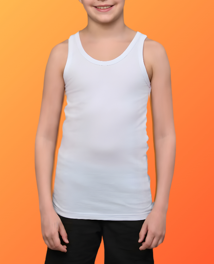 Майка , размер 7, белый — фото 1