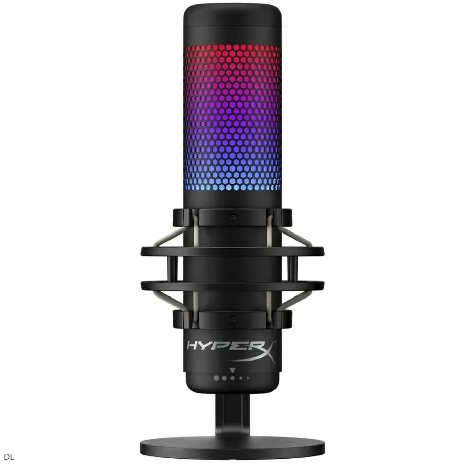 HyperX Микрофон для подкастов QuadCast S, черный