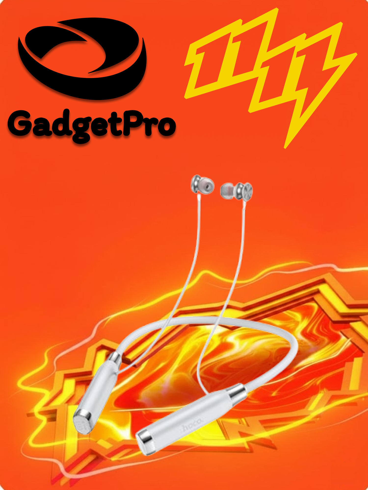 Беспроводные наушники Hoco ES62: до 120 часов работы, Bluetooth 5.3, современный дизайн, Белый.