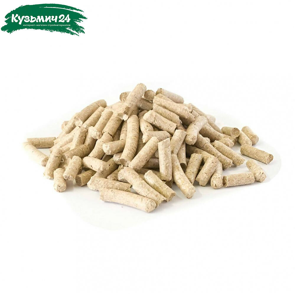 Топливные пеллеты белые высокоплотные древесные хвойные 15 кг