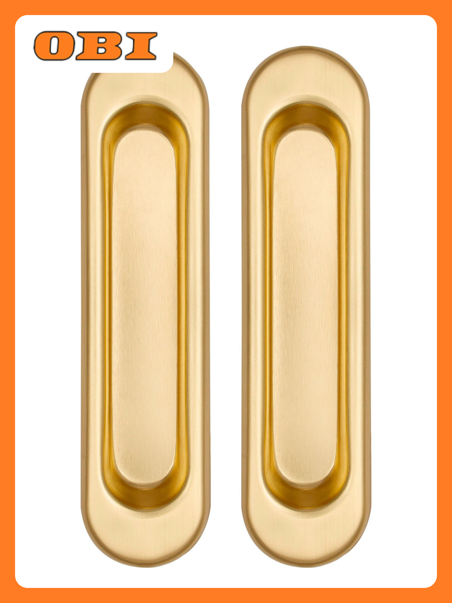 Дверная ручка для раздвижной двери PUNTO Soft LINE-010 золото