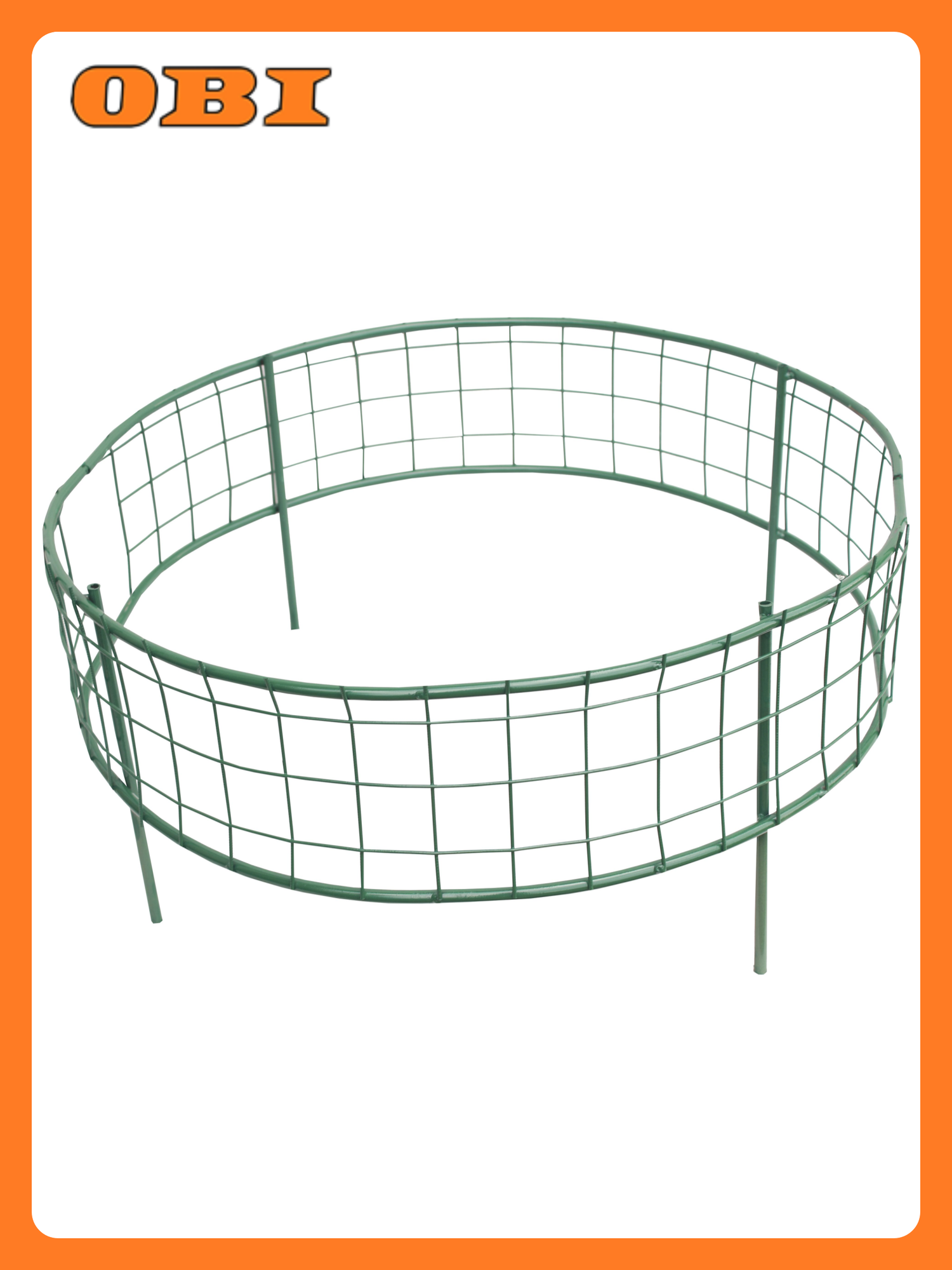 Клумба Клевер-С Решетка садовая металлическая зеленая 07x055х037м