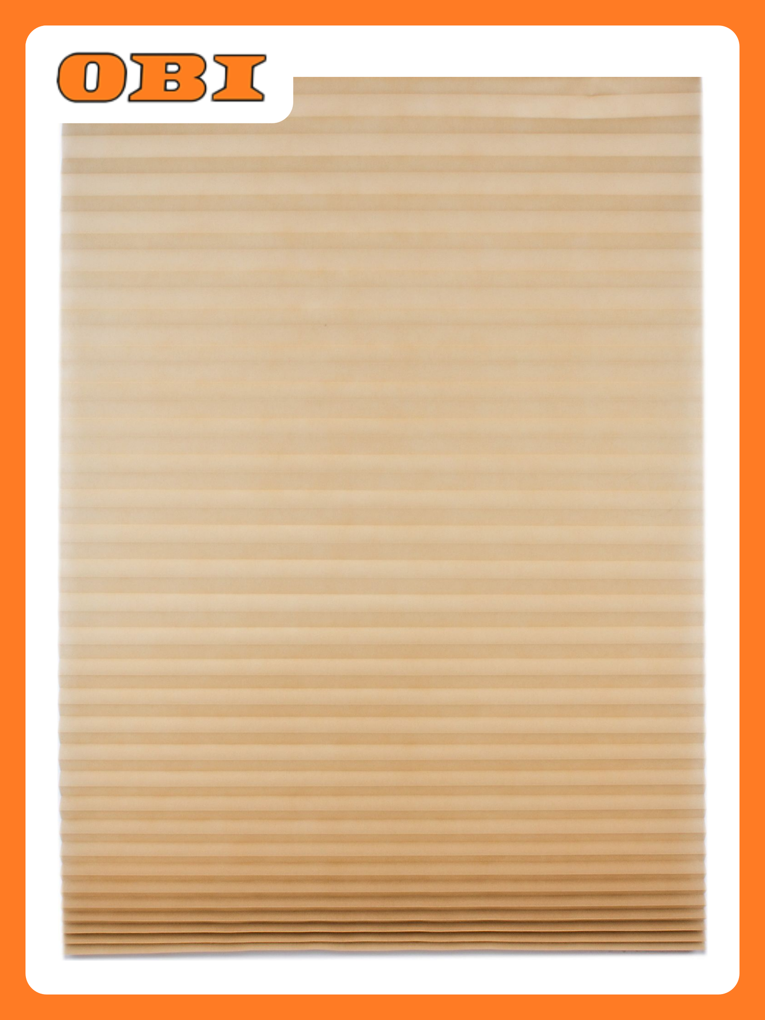 Жалюзи Room Decor LY PB04  плиссе  бежевые  самоклеящиеся  90x190 см