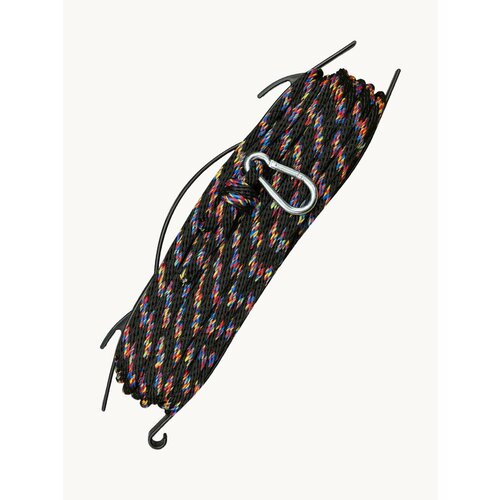 Якорная намотка 10 мм 20 м, веревка для якоря, фал с карабином.