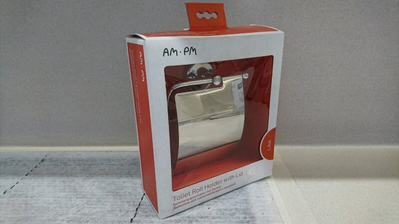 Держатель для туалетной бумаги с крышкой, AM-PM — фото 1