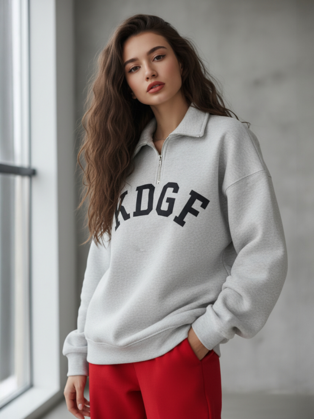 Толстовка  Женский теплый свитшот толстовка