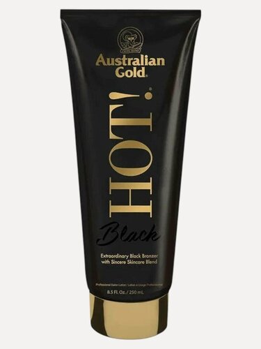Изображение товара Крем для загара Australian Gold Hot! Black, Extraordinary Black Bronzer, увлажняющий, 250мл