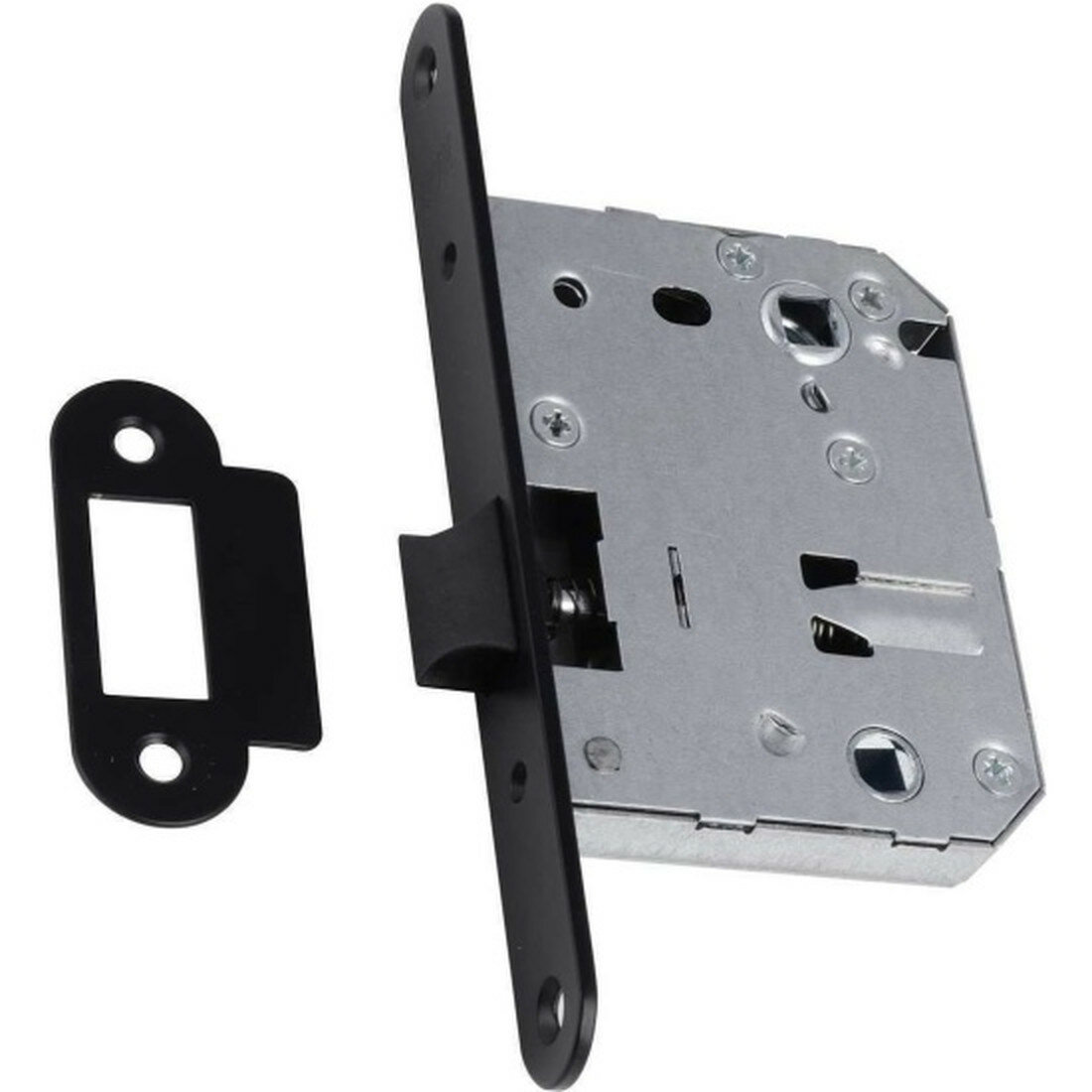 Bussare Защёлка сантехническая с пластиковым язычком PLAST50/70 BLACK (черный матовый)