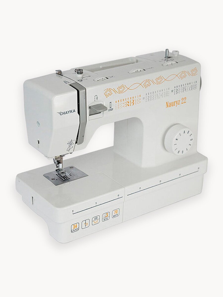 Швейная машина Chayka Nauryz 22, 34 швейные операции, вертикальный качающийся челнок