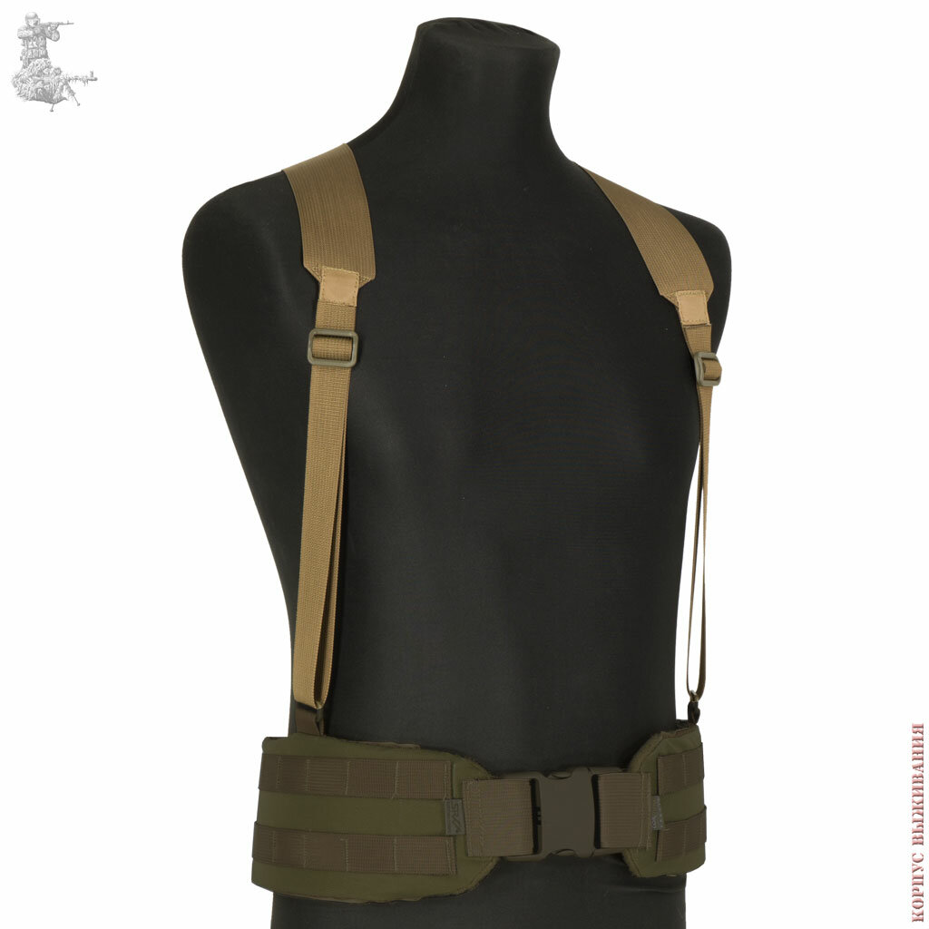 Портупея Y SRVV® с резинкой (XL-XXL) (Оливковый)