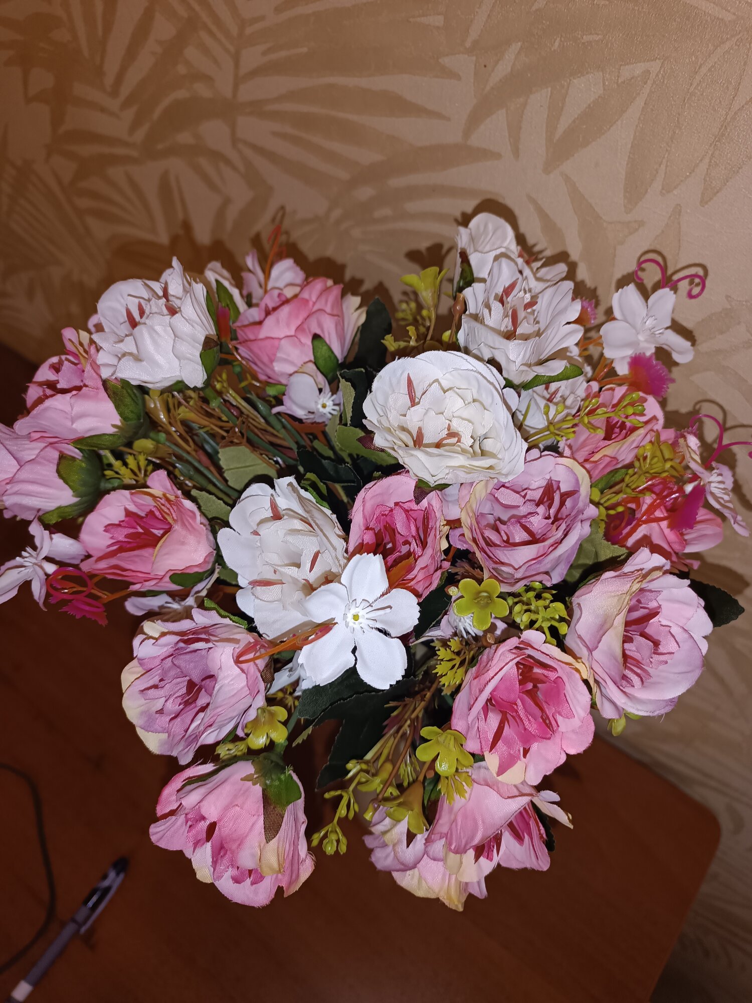 Букет искусственных цветов 20 см 3 ветки