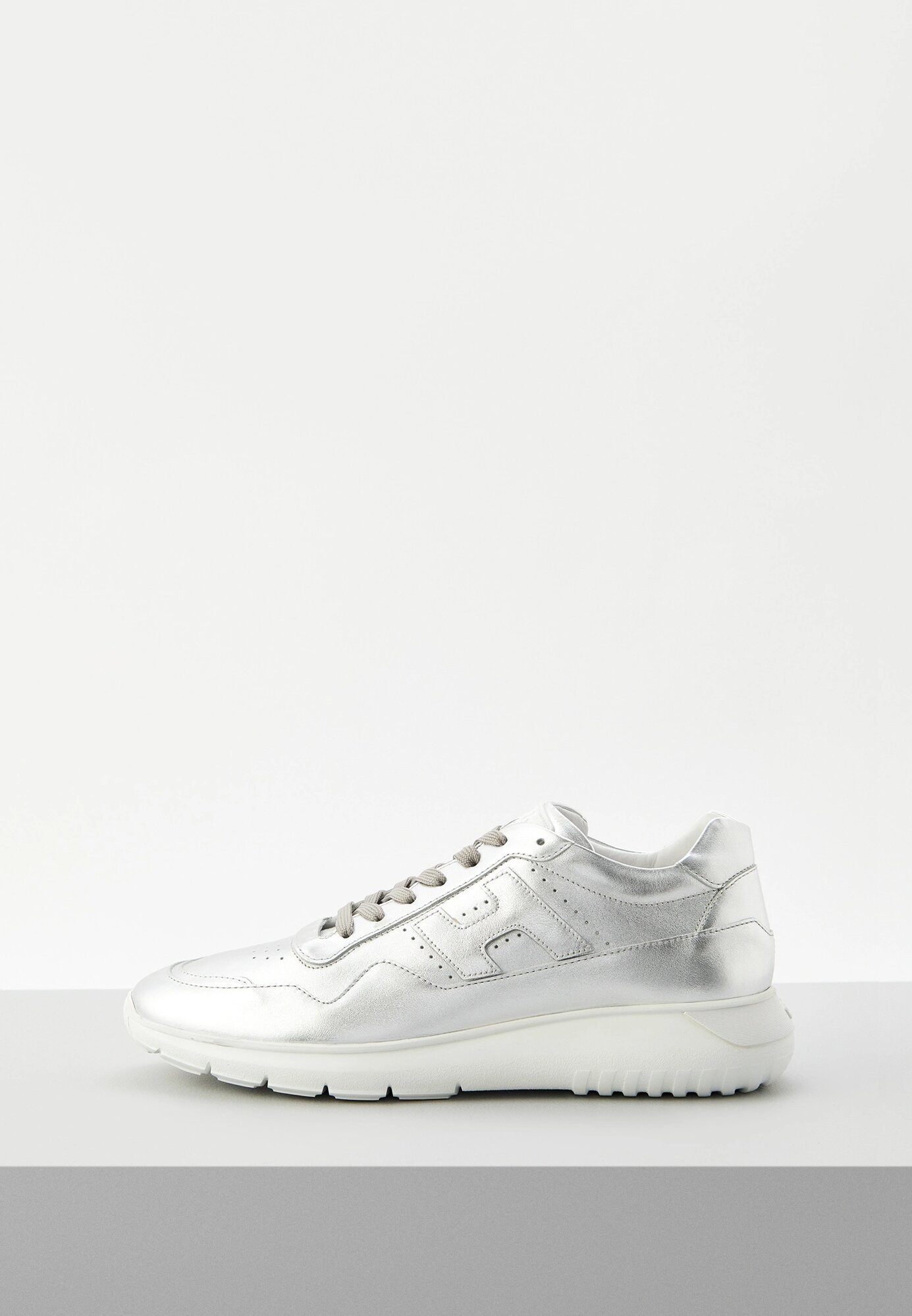 Кроссовки Hogan, размер 43, серебряный