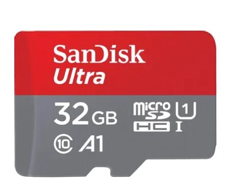 Накопитель Micro sd 32Gb Sandisk 80-100Mb флешка — фото 1