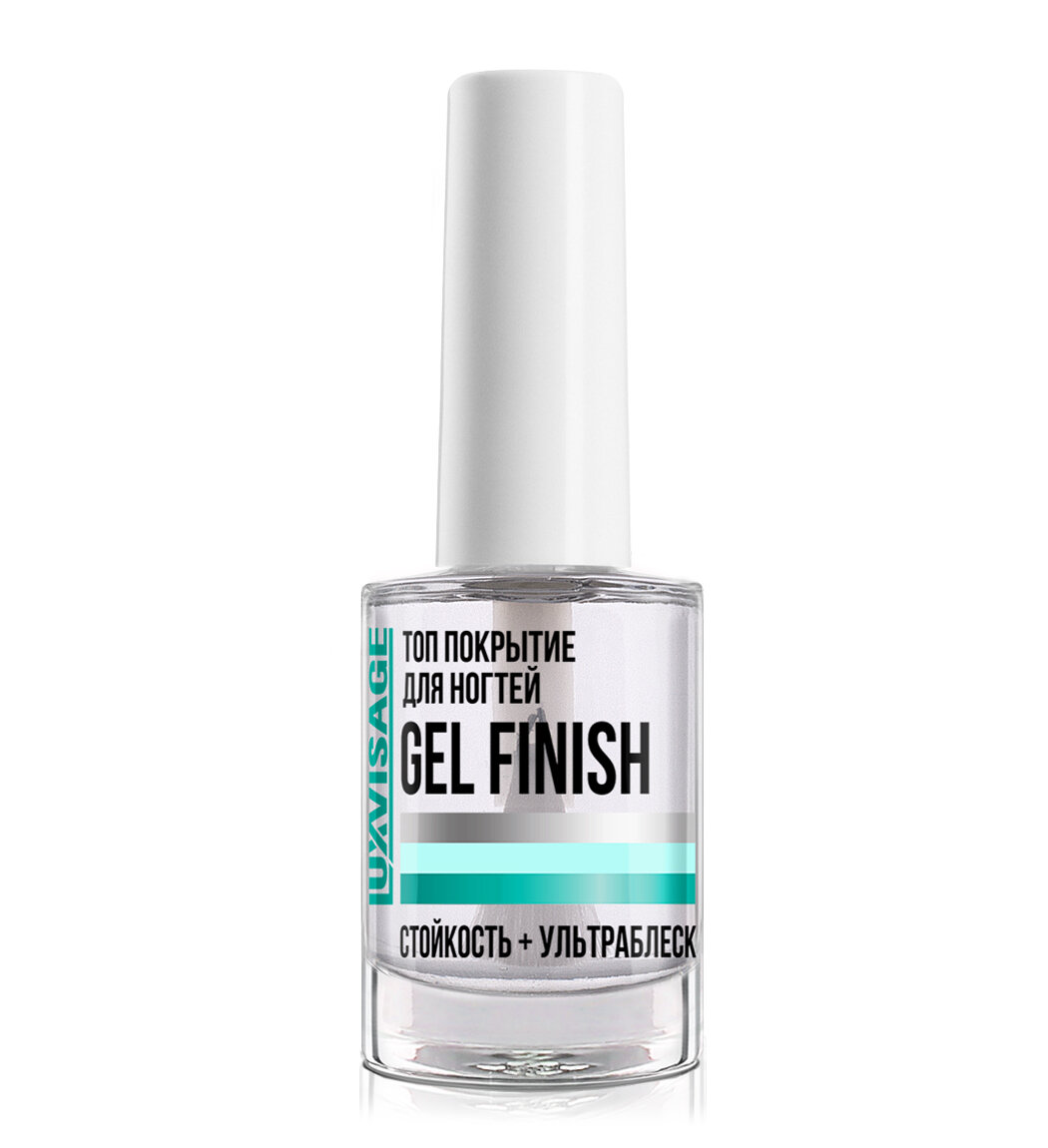 Топ покрытие для ногтей GEL FINISH, LUXVISAGE