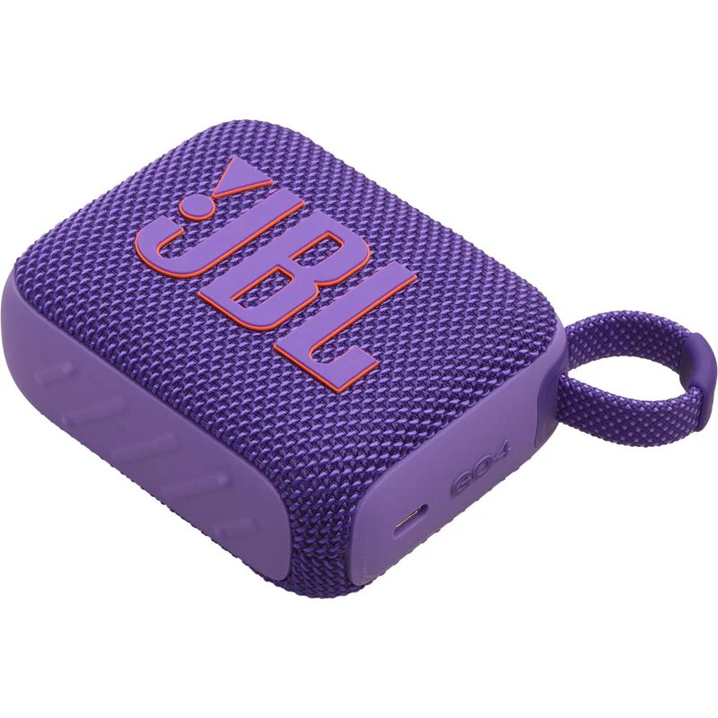 Портативная колонка JBL GO4 PUR PORTABLE BLUETOOTH SPEAKER , цвет-фиолетовый, p/n JBLGO4PUR — фото 1