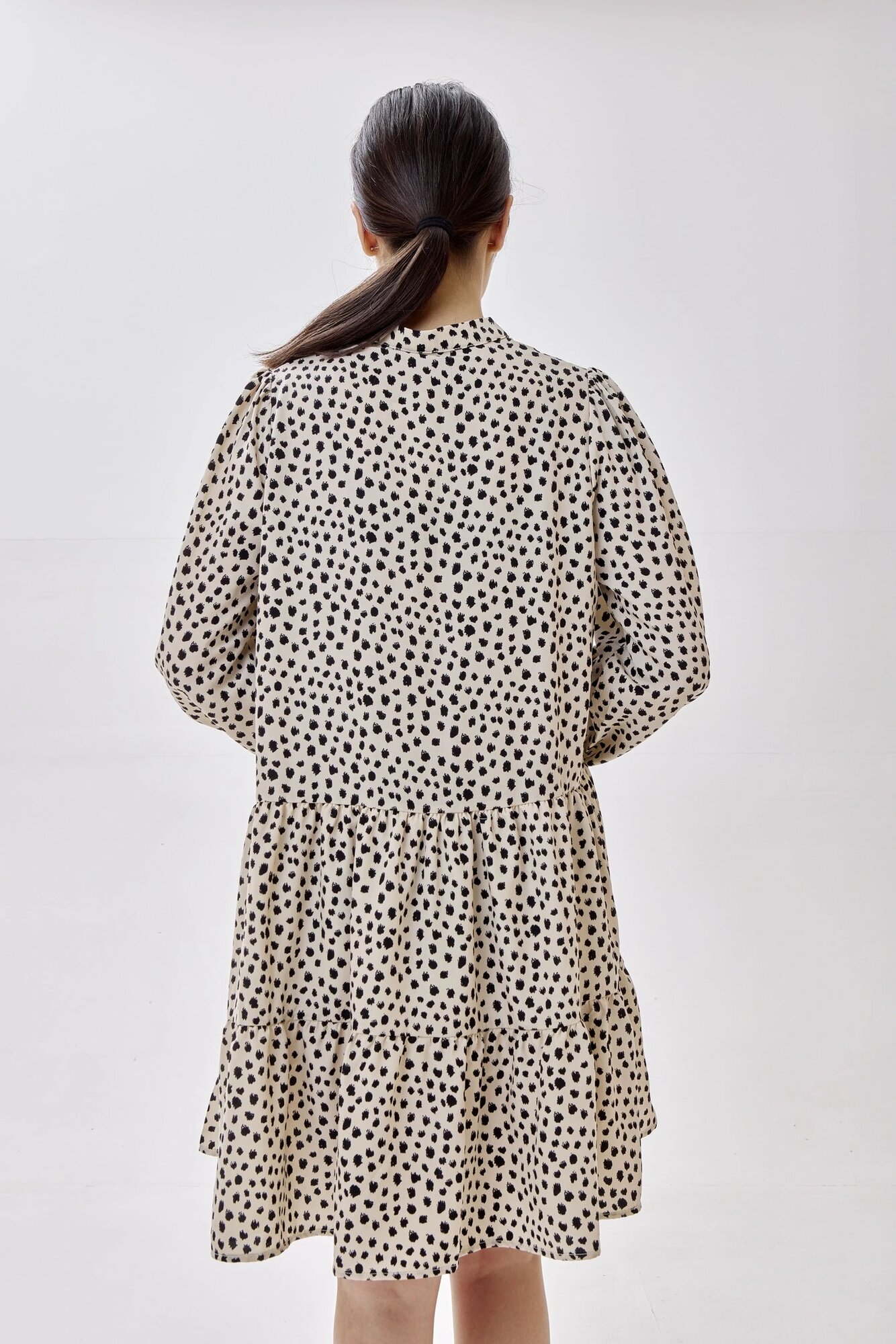 Платье Selfie, размер S, бежевая клетка — фото 1