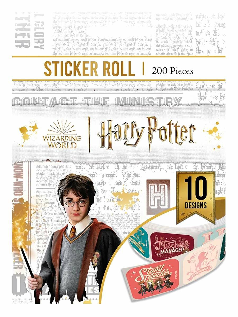 Наклейки Pyramid International Harry Potter Magical Moments, бумага, 200 штук, 1 упаковка