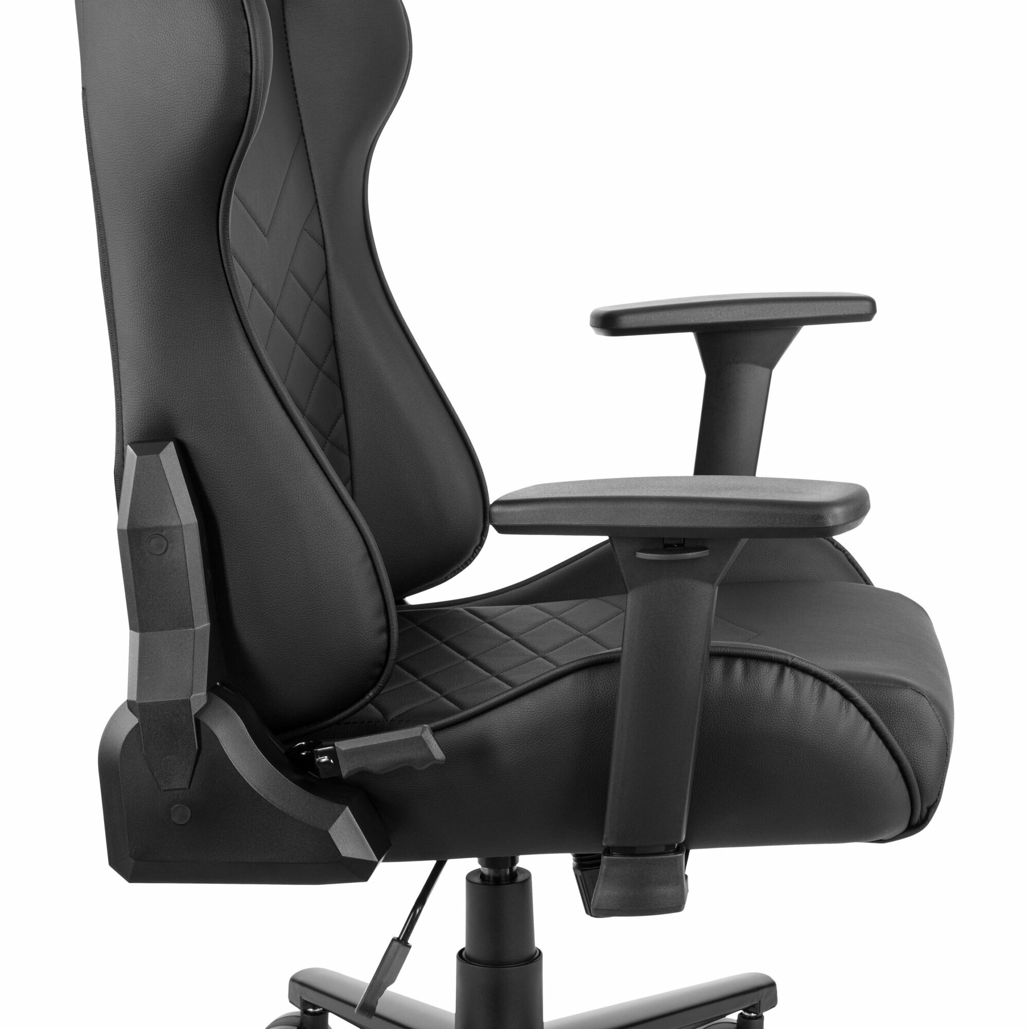 Игровое кресло 2E BUSHIDO Gaming Chair II, с газлифтом, обивка текстиль/флок, черное — фото 1
